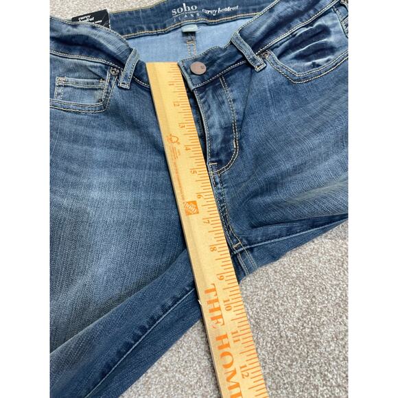 y2k grunge streetwear rodeo western New York & Company soho curvy bootcut jean 4 - Picture 6 of 12